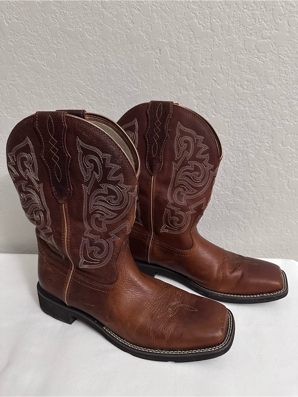 Ariat Delilah StretchFit Square Toe Western Boot Womens Size 12B Spiced Cider